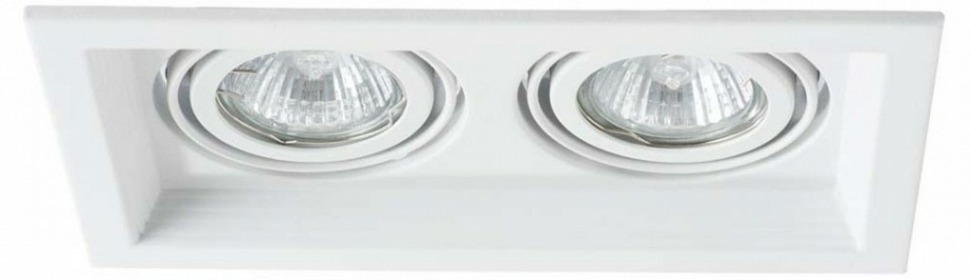 Фото Встраиваемый светильник Arte Lamp Canis A6661PL-2WH AR_A6661PL-2WH - интернет-магазин МегаТерем в Москве