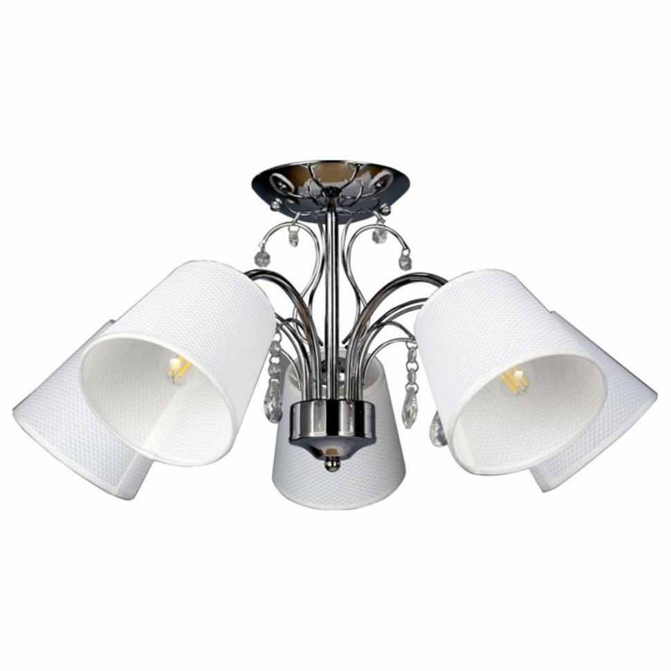 Фото Потолочная люстра Omnilux Novello OML-56307-05 OM_OML-56307-05 - интернет-магазин МегаТерем в Москве