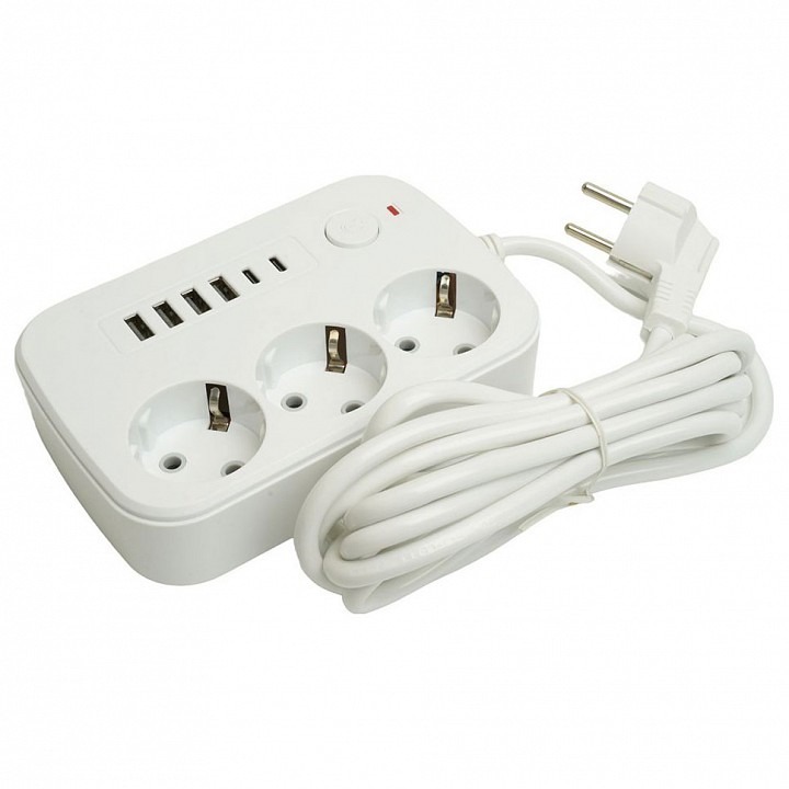 Фото Удлинитель Stekker Home plus 49979 FE_49979 - интернет-магазин МегаТерем в Москве