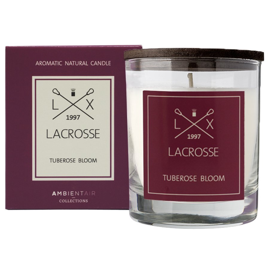 Фото Свеча ароматическая lacrosse, tuberose bloom, 40 ч (74601) - интернет-магазин МегаТерем в Москве