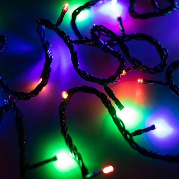 Фото Гирлянда нить [5 м] Arlight String ARD-STRING-HOME-5000-GREEN-50LED-LIVE RGB (230V, 3.5W) - интернет-магазин МегаТерем в Москве