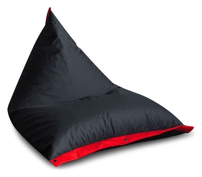 Фото Кресло-мешок Пирамида Черно-Красная DRB_42001 - интернет-магазин МегаТерем в Москве
