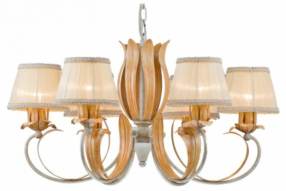 Фото Подвесная люстра Arti Lampadari Melissa Melissa E 1.1.6 WO AL_Melissa_E_1.1.6_WO - интернет-магазин МегаТерем в Москве