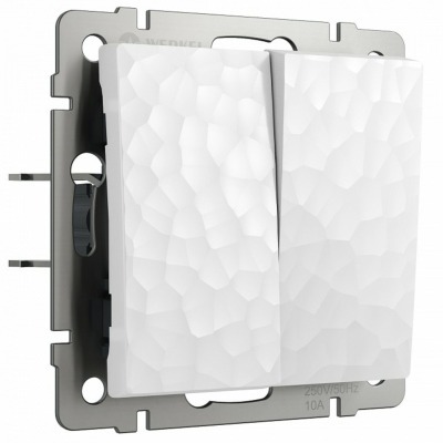 Выключатель двухклавишный б...