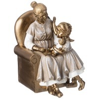 Статуэтка "бабушка с внучкой" 12,5х10,5х15,5 см Lefard (162-1061)