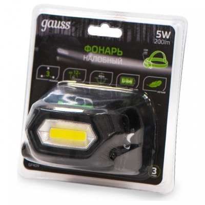 Фонарь налобный Gauss  GF40...
