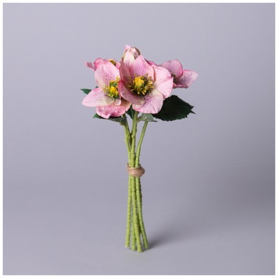 Букет искусственных цветов "геллеборус" высота= 31см Lefard (287-518)