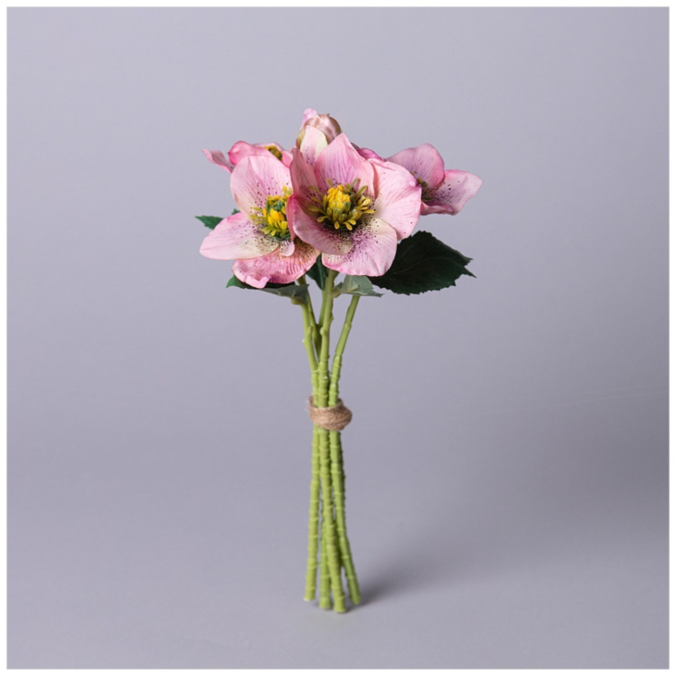 Фото Букет искусственных цветов геллеборус высота= 31см Lefard (287-518) - интернет-магазин МегаТерем в Москве