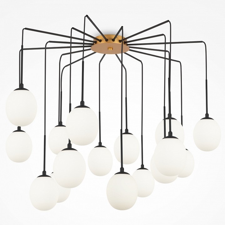 Фото Потолочная люстра Maytoni Branch MOD176PL-16G MY_MOD176PL-16G - интернет-магазин МегаТерем в Москве