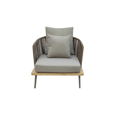 Кресло BAYLEY уличное серое...