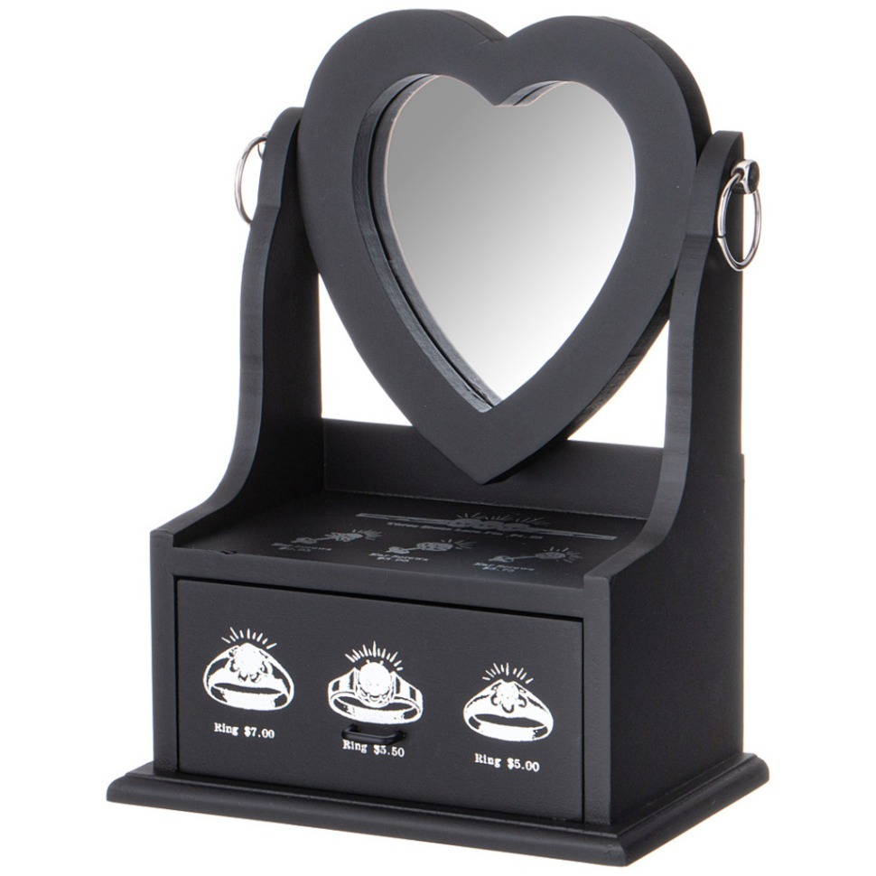 Фото Шкатулка для украшений с зеркалом 18*11*29,5 см Lefard (129-522) - интернет-магазин МегаТерем в Москве