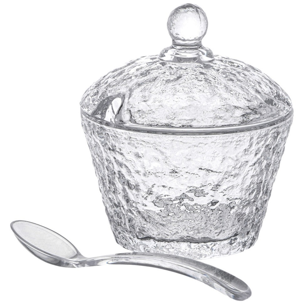 Фото Сахарница n&#039;ice с пластик.ложкой 250 мл 10*11,2 см Lefard (691-104) - интернет-магазин МегаТерем в Москве