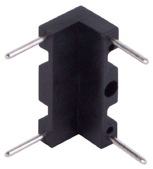 Фото Соединитель угловой L-образный для треков накладных Favourite Unika 1006-CB-025 FV_1006-CB-025 - интернет-магазин МегаТерем в Москве