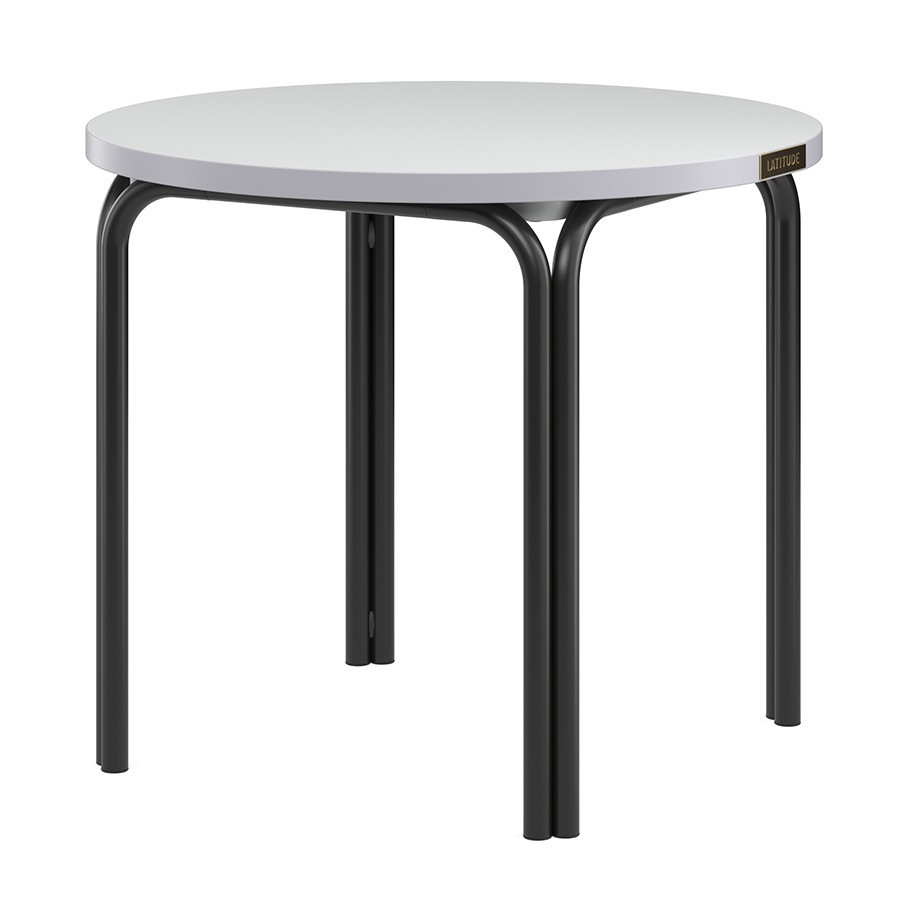 Фото Столик кофейный ror, D50 см, черный/серый (75280) - интернет-магазин МегаТерем в Москве