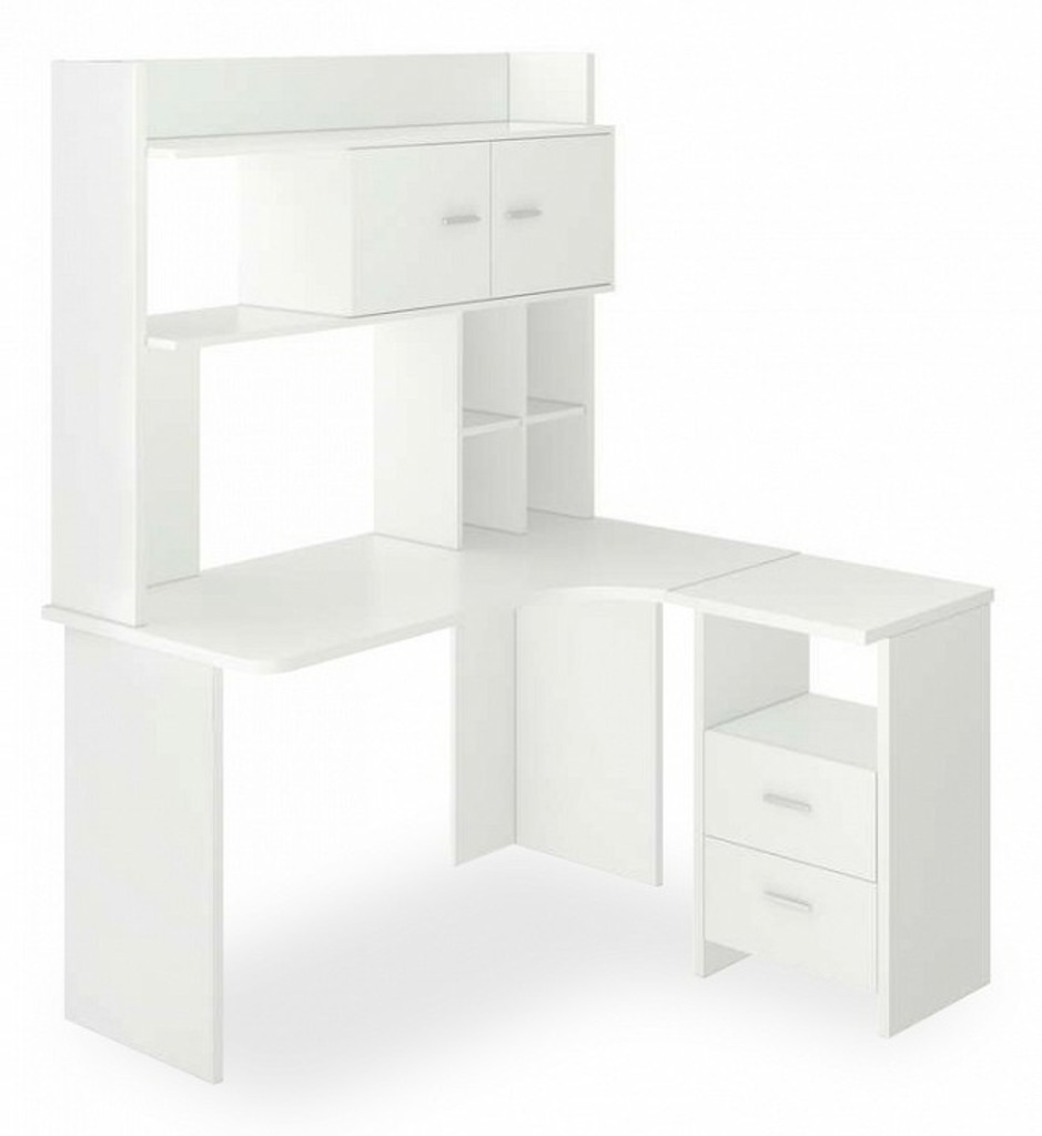 Фото Стол компьютерный Нельсон Lite СКЛ-Угл130+НКЛХ-130 БЕ ПРАВ MER_SKL-Ugl130-NKLH-130_BE_PRAV - интернет-магазин МегаТерем в Москве