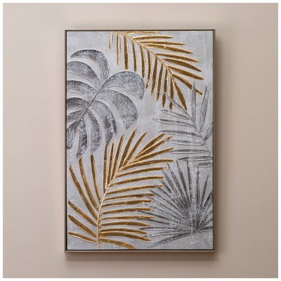 Картина в раме пальмовые ли...