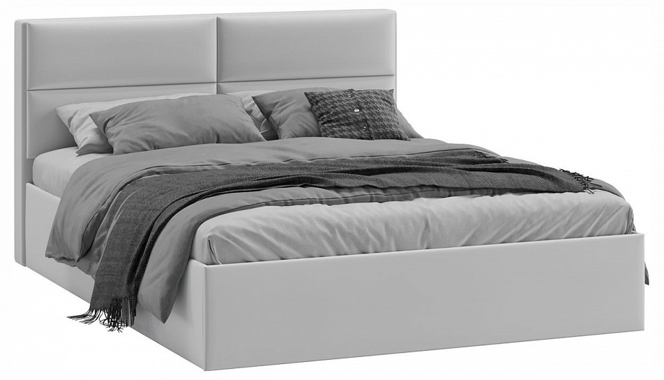 Фото Кровать двуспальная Глосс с ПМ Тип 1 TRI_240714 - интернет-магазин МегаТерем в Москве