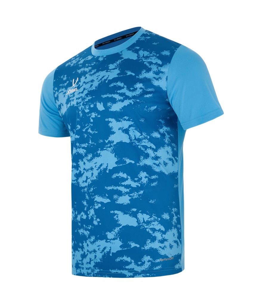 Фото Футболка вратарская JÖGEL DIVISION PerFormDRY SPLASH GK Jersey, голубой (2120602) - интернет-магазин МегаТерем в Москве