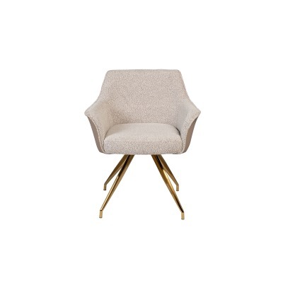 Стул обеденный поворотный букле, экокожа 56*63*79см (TT-00013160)