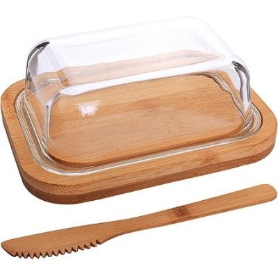 Масленка с крышкой с ножом MAYER BOCH (30668)