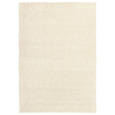 Ковер из шерсти и переработанного хлопка shillong из коллекции ethnic (76055)