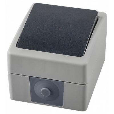 Выключатель одноклавишный влагозащищенный Stekker Велена 32756 FE_32756