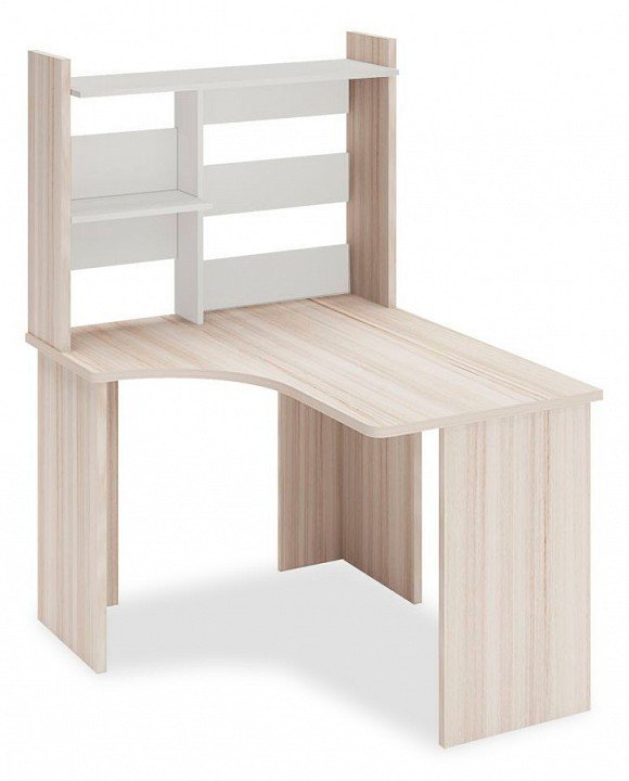 Фото Стол компьютерный Домино Lite СКЛ-Угл120+НКЛ-100 (без тумбы) КБЕ ЛЕВ MER_SKL-Ugl120_NKL-100_bez_tumby_KBE_LEV - интернет-магазин МегаТерем в Москве