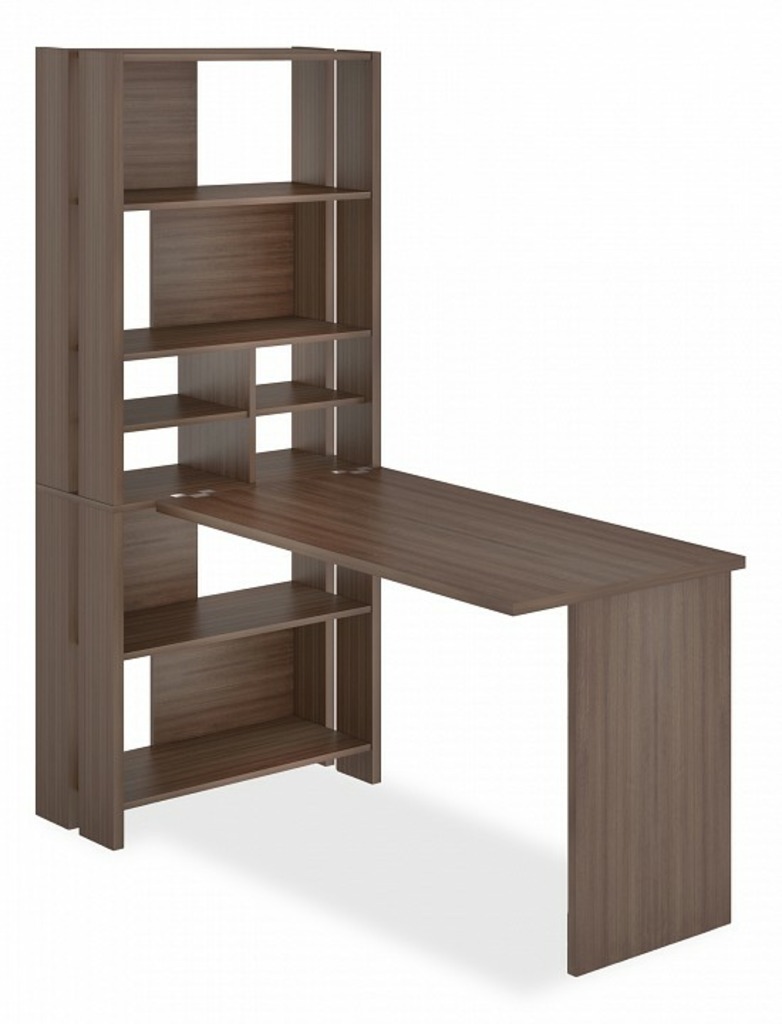 Фото Стол компьютерный Домино Лайт СТЛ-ОВХ+С120Прям без тумбы MER_STL-OVH-S120Pryam_bez_tumby_SH - интернет-магазин МегаТерем в Москве