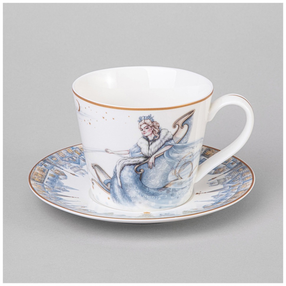 Фото Чайная пара lefard снежная королева 300 мл (590-624)  - интернет-магазин МегаТерем в Москве