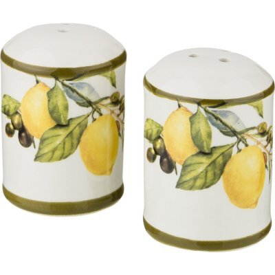 Набор для специй agness "лемон три" 2пр. 4,5*4,5*6,5 см (358-1545) 