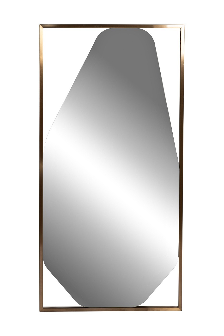 Фото Зеркало напольное абстрактной формы в раме 86*10*166см (TT-00012993) - интернет-магазин МегаТерем в Москве