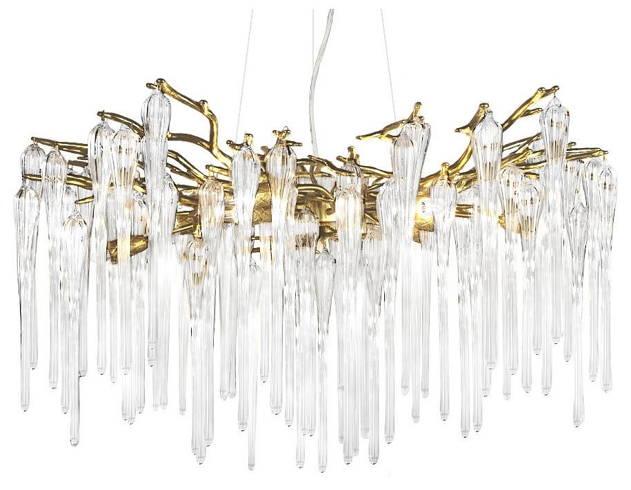 Фото Подвесная люстра Loft it Waterfall 10350/760 AB LF_10350_760_AB - интернет-магазин МегаТерем в Москве