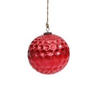 Новогодняя игрушка ND-79C, 20, стекло, Red, ROOMERS FURNITURE