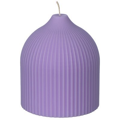 Свеча декоративная цвета лаванды из коллекции edge, 10,5см (75053)