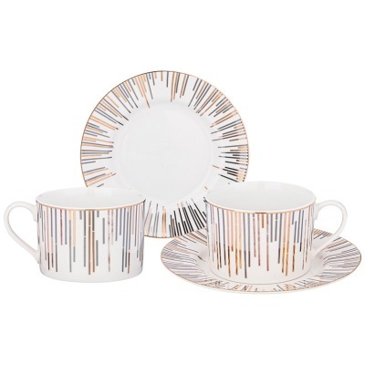 Чайный набор lefard "triumph" на 2 пер. 4 пр. 220 мл (435-016) 