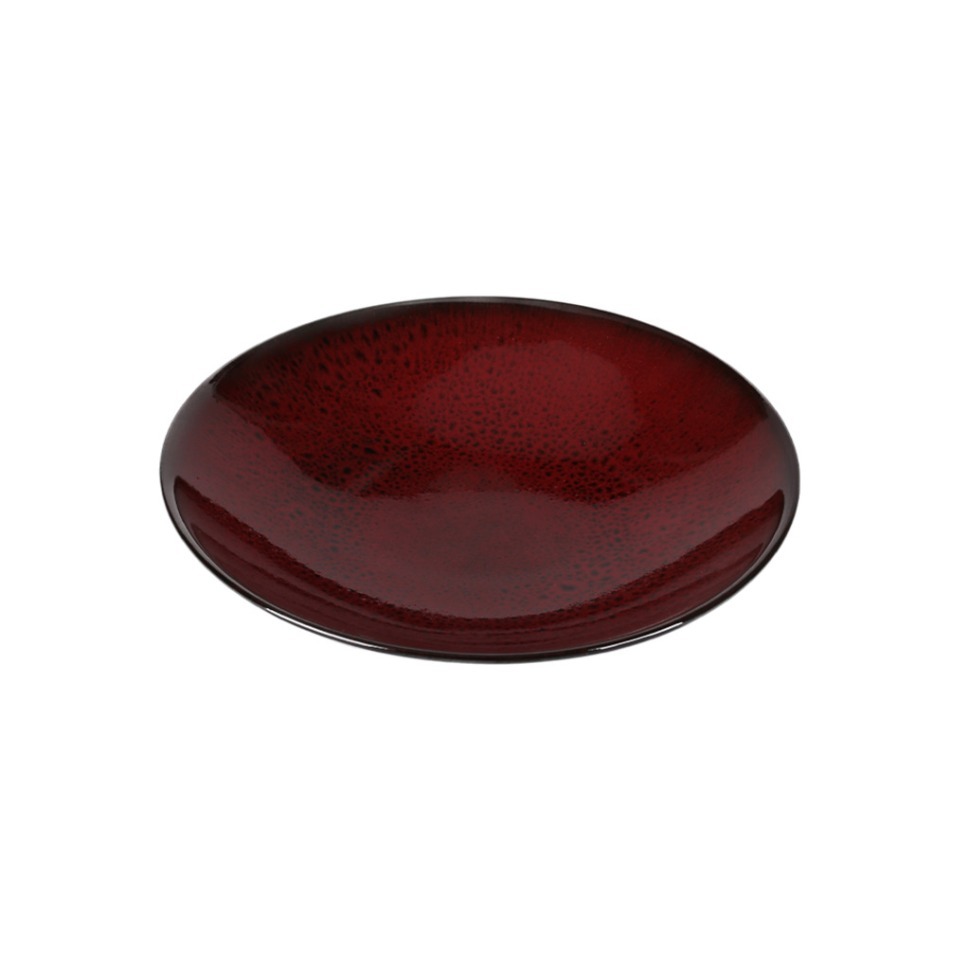 Фото Тарелка E742-P-08223/9.5, 24 см, керамика, Red, ROOMERS TABLEWARE - интернет-магазин МегаТерем в Москве