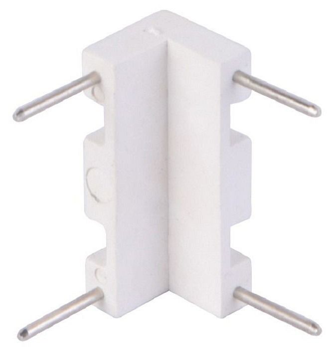 Фото Соединитель угловой L-образный для треков накладных Favourite Unika 1006-CW-025 FV_1006-CW-025 - интернет-магазин МегаТерем в Москве