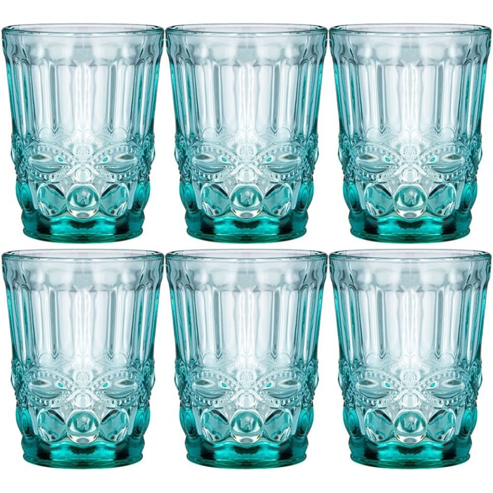 Фото Набор стаканов серпентина из 6шт. серия muza color 270мл. / в=10 см Lefard (781-147) - интернет-магазин МегаТерем в Москве