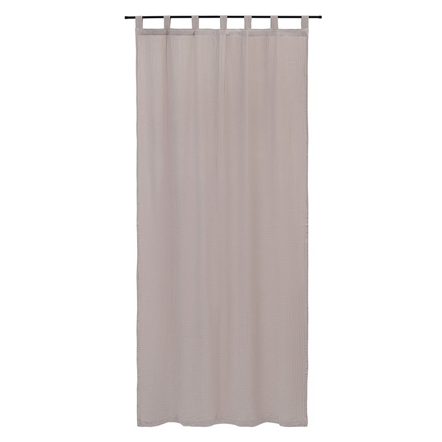 Фото Штора из муслина бежево-серого цвета из коллекции essential, 150х290 см (77781) - интернет-магазин МегаТерем в Москве