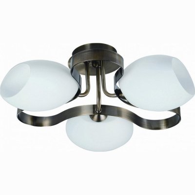 Потолочная люстра IDLamp 601 601/3PF-SUNOldbronze