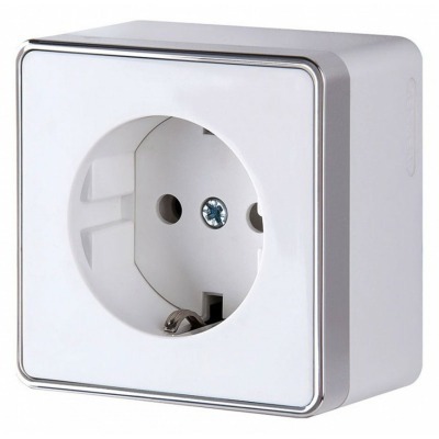 Розетка с заземлением Werkel Gallant (белая) W5071001 WRK_a051584