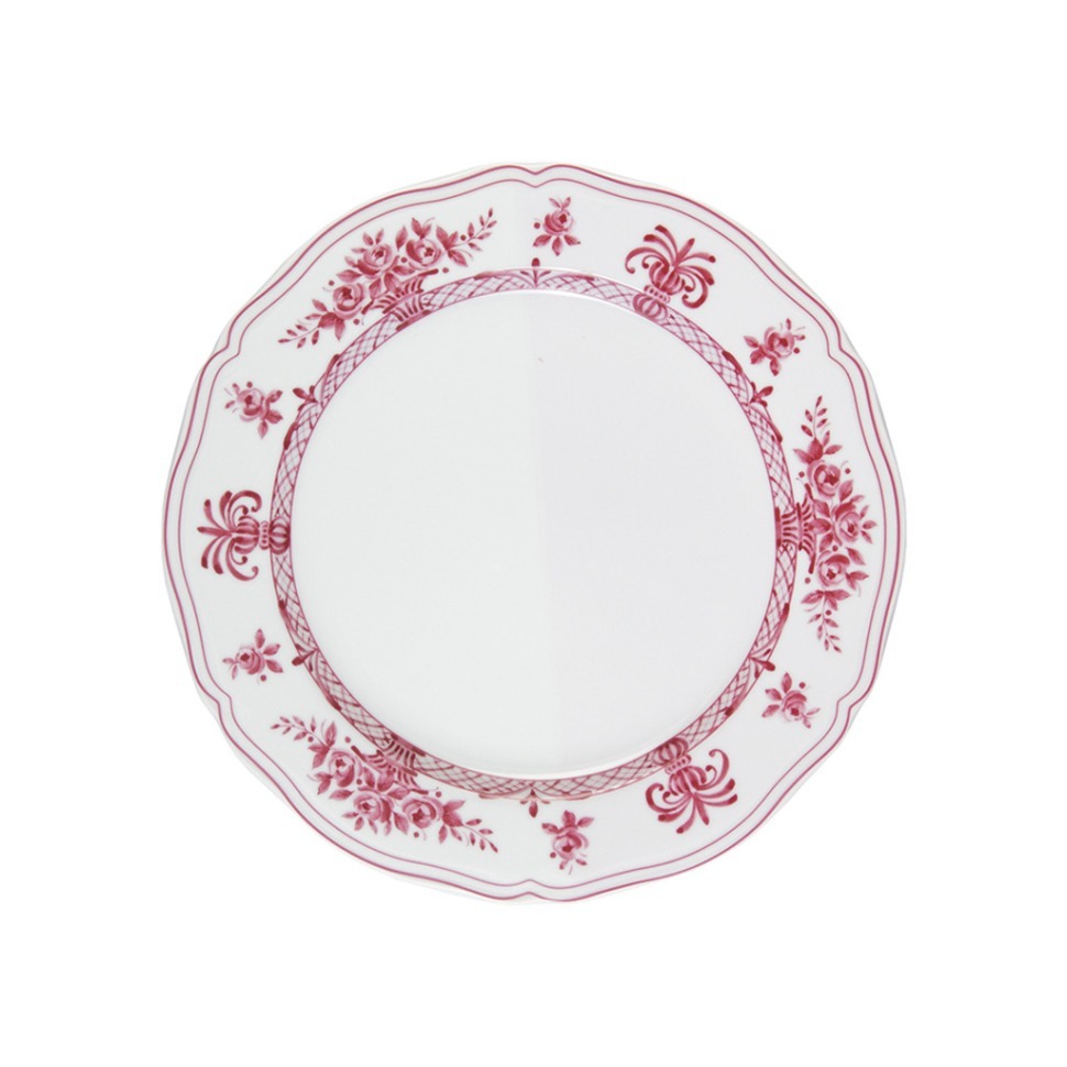 Фото Тарелка LNAN032PO001160, 16 см, фарфор, white, pink, LE COQ - интернет-магазин МегаТерем в Москве