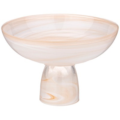 Блюдо на ножке murano amber...