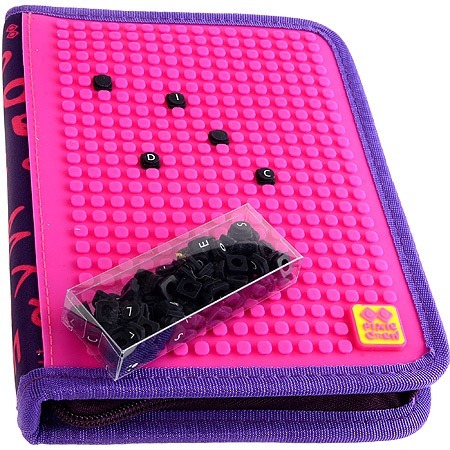 Фото Пенал школьный Pixie Crew (PXA-04-PURPLE-ALPH) - интернет-магазин МегаТерем в Москве