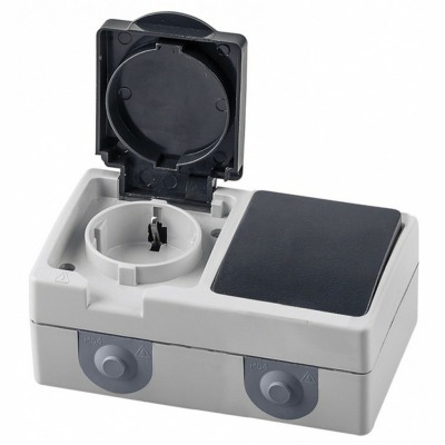 Блок с розеткой и выключате...