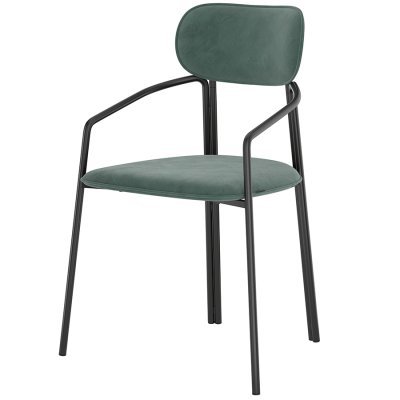 Стул ror, round, велюр, чер...