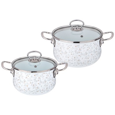 Набор кастрюль agness эмали...