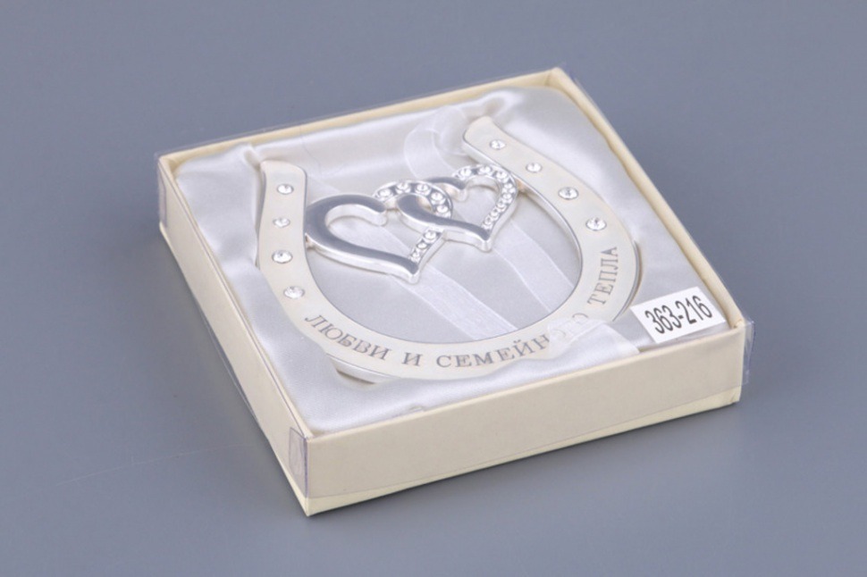 Подкова декоративная любви и семейного тепла 10*10 см. Guangzhou Xincle (363-216) Фото Подкова декоративная любви и семейного тепла 10*10 см. Guangzhou Xincle (363-216) - интернет-магазин МегаТерем в Москве