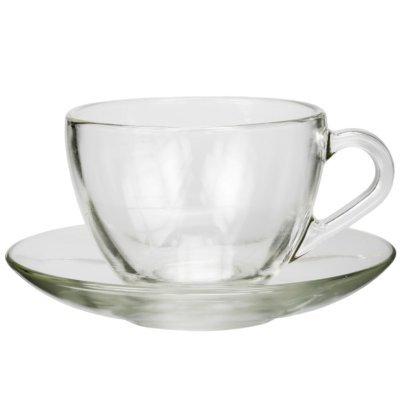 Пара чайная, 235 мл, прозра...