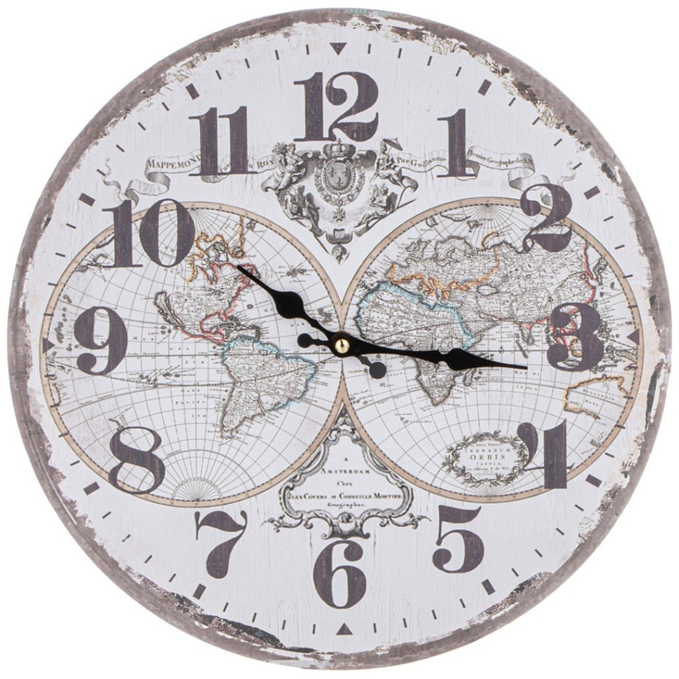 Фото Часы настенные 33.8*33.8cm Lefard (105-225) - интернет-магазин МегаТерем в Москве